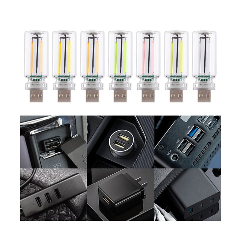 Usb Glass Bottle Led Car Interior Atmosphere Light 02 Usb Glass Ambient Usb Console Console reference for USB glass bottle LED car interior atmosphere light