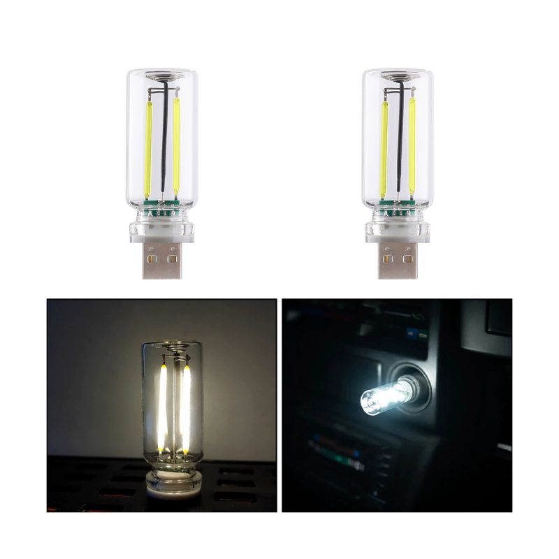 Usb Glass Bottle Led Car Interior Atmosphere Light 04 Usb Glass Ambient White White effect reference for USB glass bottle LED car interior atmosphere light