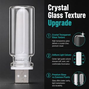 English source graphic showing crystal glass texture and uniform light guide references.