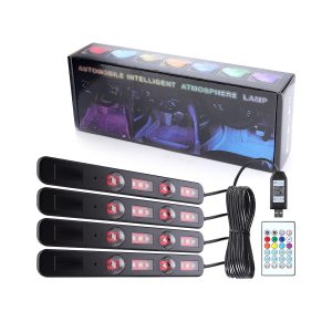 Usb Led Footwell Ambient Light Kit App Remote 05 Usb Footwell Product USB LED footwell ambient light kit product view