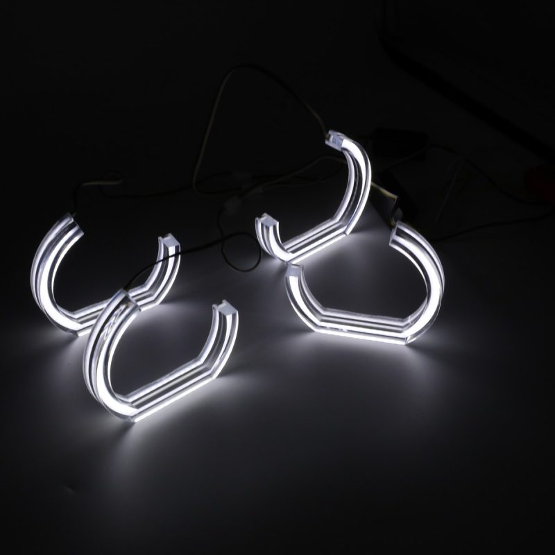 Wh 2869 Half U Angel Eye White Lighting Effect White lighting effect reference from the supplied product photos.