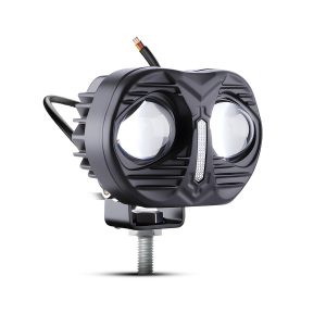 Angle view of WH-V106 dual-lens LED auxiliary spotlight