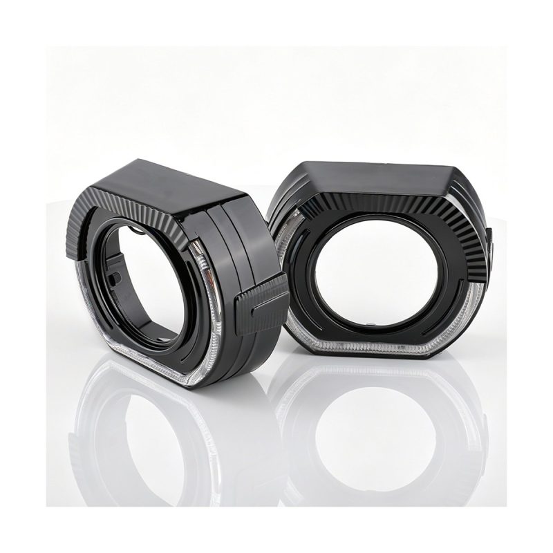 Wh2906 Black Sport Light Guide Projector Shroud Pair Black shell product pair view for B2B option comparison.