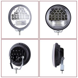 Wh5035C 5 Inch Round Led Headlight Multi View Multi-view source image showing front, rear, and side references.