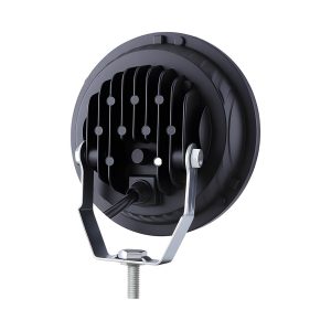 Wh5035C 5 Inch Round Led Headlight Rear Housing Rear housing source image showing heat-sink structure and bracket.