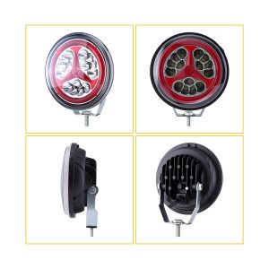 Wh5038C 5 Inch Round Led Off Road Spotlight 05 Wh5038C Views WH5038C 5 inch round LED spotlight multi-view image