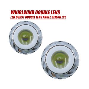 Whirlwind Angel Demon Eye Projector Lens Single Double Options 04 Whirlwind Lens Single Single whirlwind angel demon eye projector lens front view