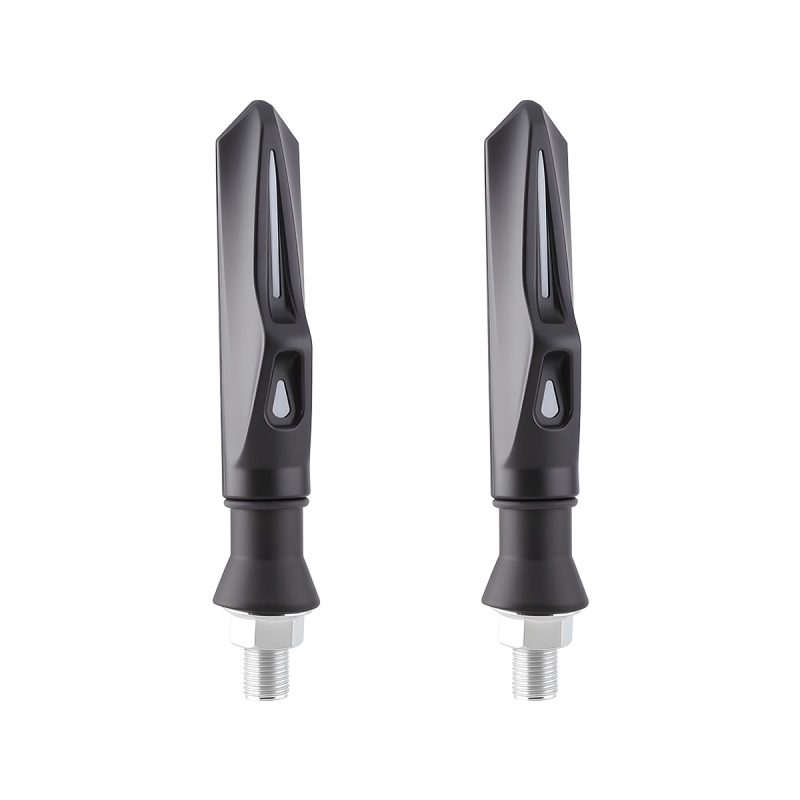 White Board Straight Motorcycle Led Drl Turn Signal 04 White Board Straight Motorcycle Led Drl Turn Signal 04 White Board Straight Motorcycle LED DRL Turn Signal Pair detail angle reference