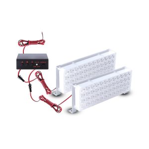 White Led Flash Warning Light 1 To 2 Kit 04 White Flash Controller White LED flash warning light 1-to-2 kit with controller wiring