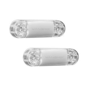 White Long Led Truck Side Marker Light 12V 24V Ip68 01 Main One To One Clear Product Pair White Long LED Truck Side Marker Light 12V-24V IP68