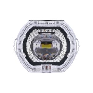 White Octagonal Led Motorcycle Projector Headlight 01 White Octagonal Led Motorcycle Projector Headlight 01 White Octagonal LED Motorcycle Projector Headlight