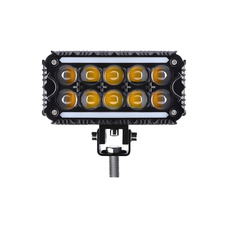 Whv103 104 105 Dual Row Color Led Work Light Series 05 Whv104 Front WHV104 dual-row color LED work light front view