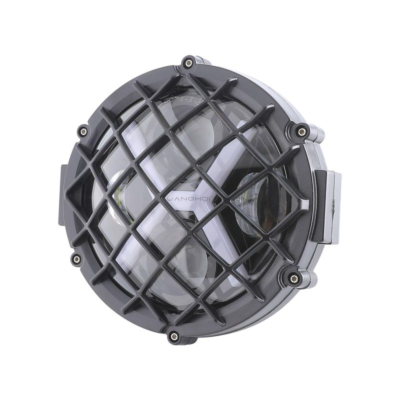 Front reference for X-shape LED daytime running light headlight insert