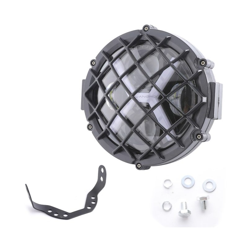 Hardware reference for X-shape LED daytime running light headlight insert