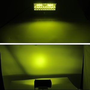 Yellow beam effect reference from the supplied product folder.