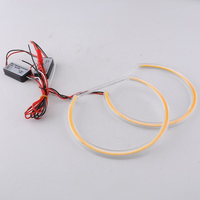 Wiring kit view showing two rings, leads, and control modules.